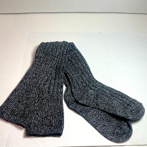 BNWOT Nordstrom Knee/OTK high sock Silver, Black, Gray regular 9-11 women’s - Picture 3 of 8